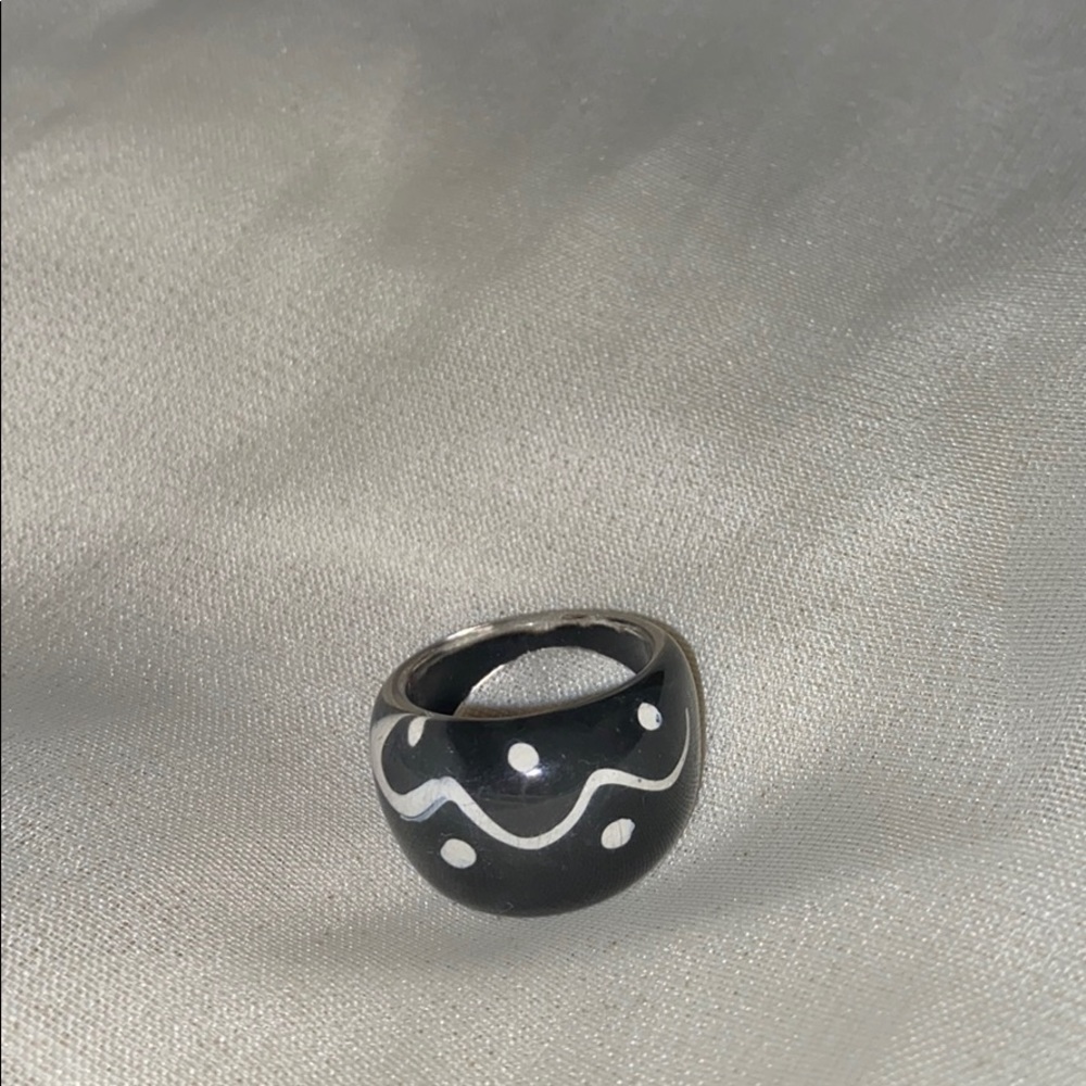 Plastic bubble ring vintage